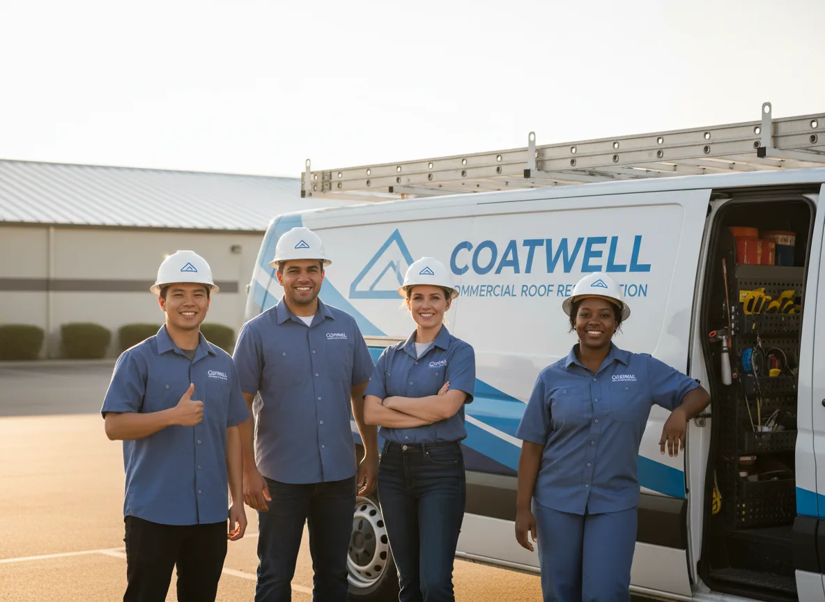 Commercial roof coating company in Hart, TX